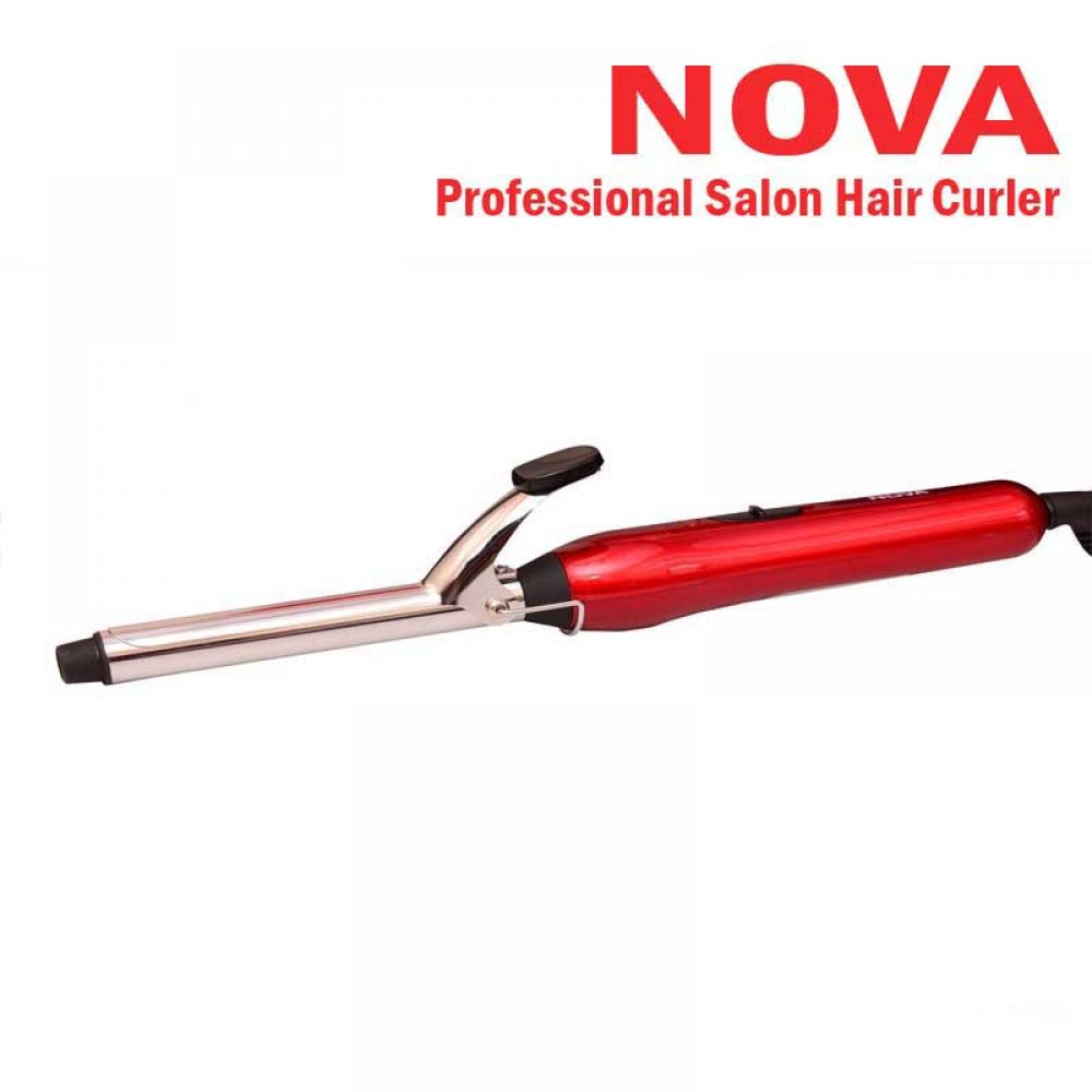 Nova N-Paris Professional Salon Hair Curler Red